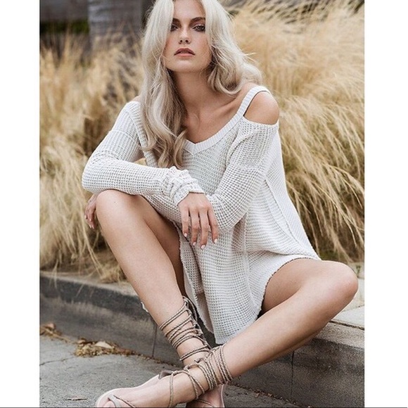 Free People Sweaters - FREE PEOPLE | Cream Moonshine Sweater
